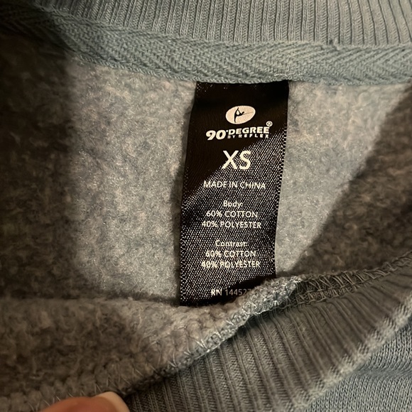 ☀️90 Degree by Reflex Sweatshirt Size XS - Picture 3 of 4